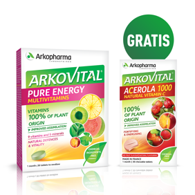 Slika Arkovital Pure Energy + GRATIS Acerola 1000
