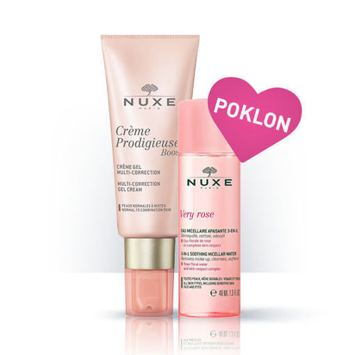 Slika Creme Prodigieuse® Boost Creme gel multi-correction + GRATIS Very rose Eau Micellaire Apaisante 3-en-1